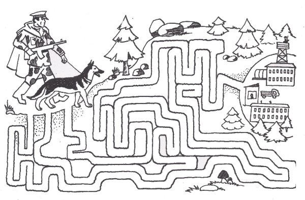 Лабиринт задание для детей