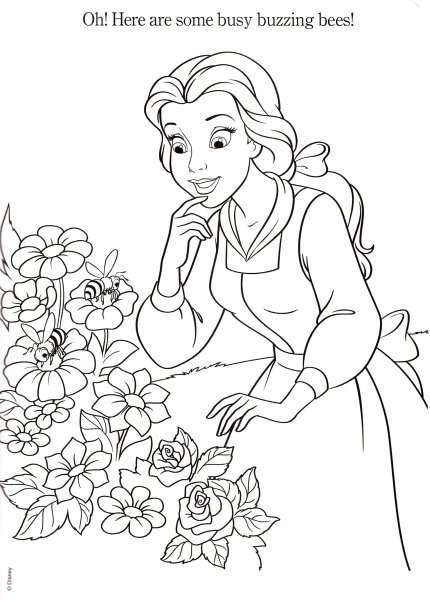 Красавицы для раскрашивания