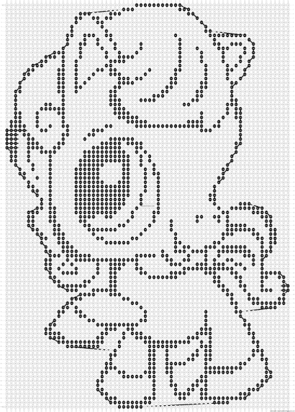 Раскраски по поклеткам