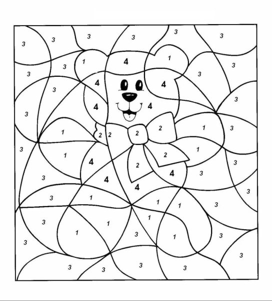 Раскраска по цифрам