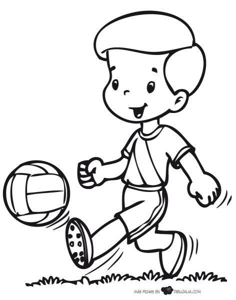 Спортивные раскраски для детей