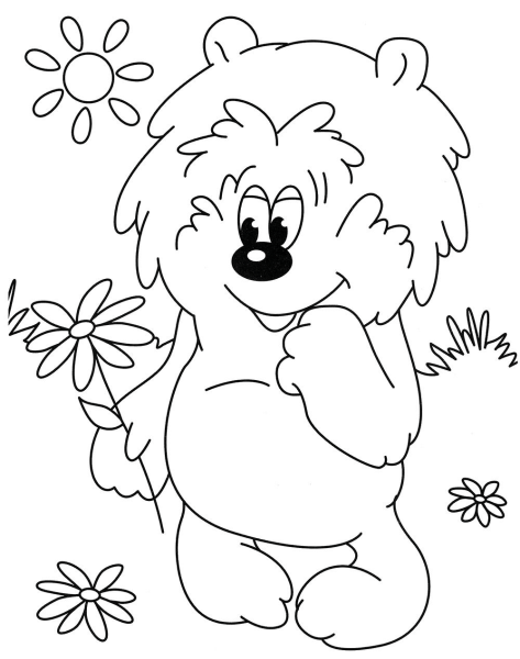 Ёжик Трям Здравствуйте раскраска