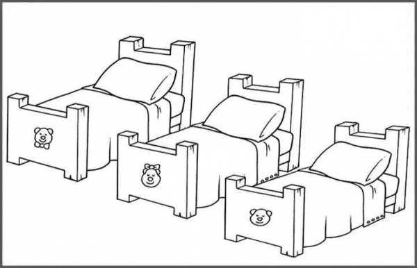 Раскраски по теме мебель для дошкольников