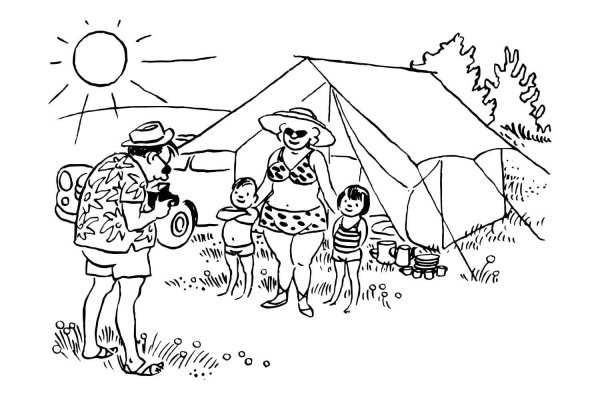 Раскраска поход