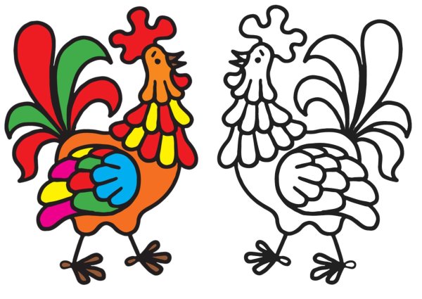 Раскраска по образцу