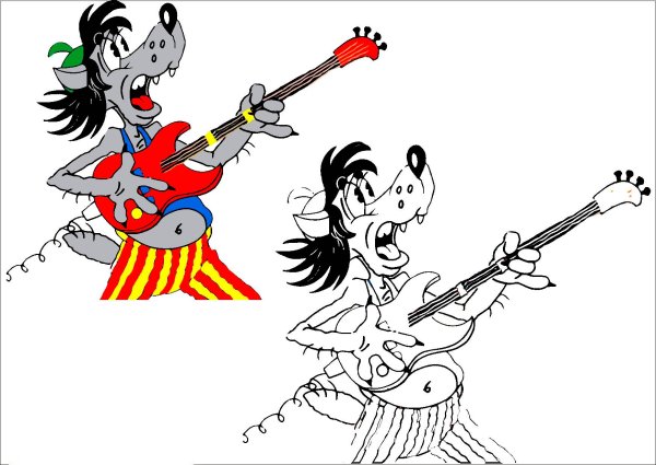 Ну погоди волк с гитарой