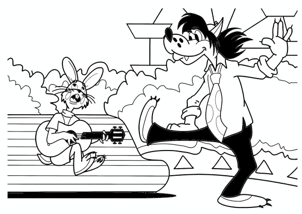 Рисунки для срисовки ну погоди