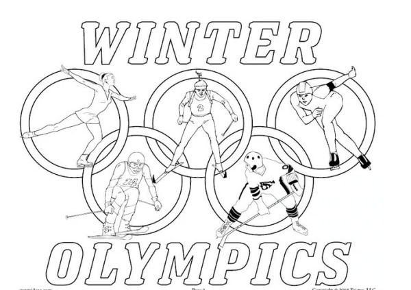 Раскраска Олимпийские игры