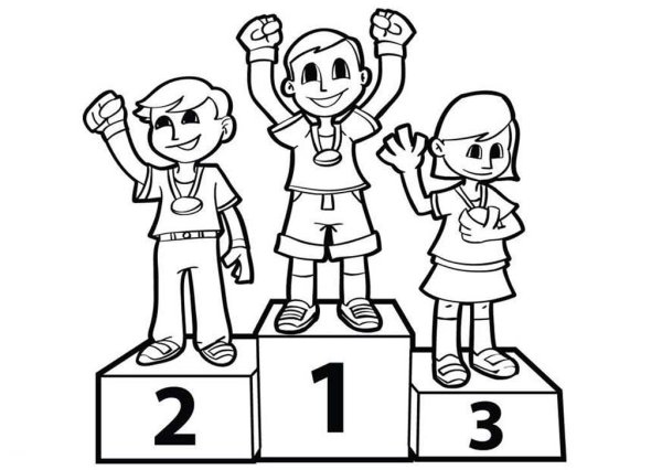 Спорт. Раскраска