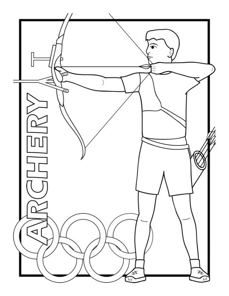 Олимпийские игры рисунок