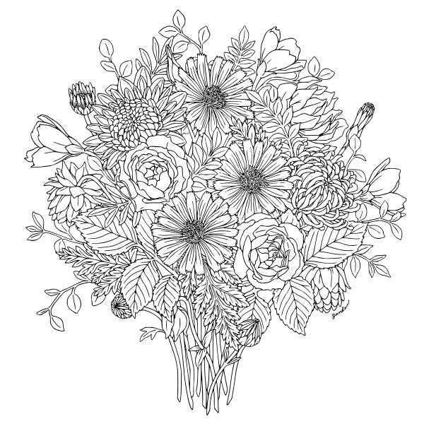 Антистресс цветы