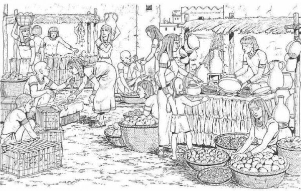 Раскраска ярмарка