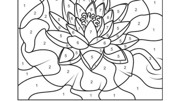 Раскраска по номерам витраж