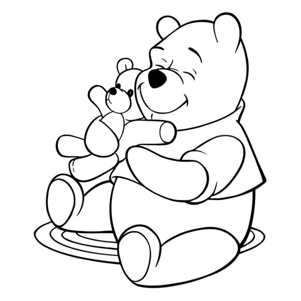 Раскраска Винни пух Дисней