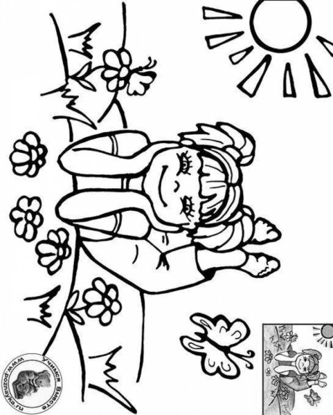 Раскраски ко Дню защиты детей