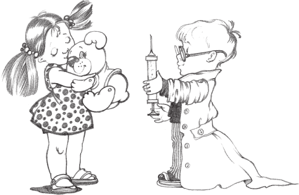 Раскраски про прививки