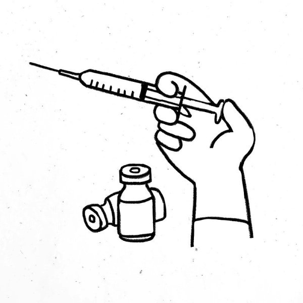 Раскраска прививка для детей