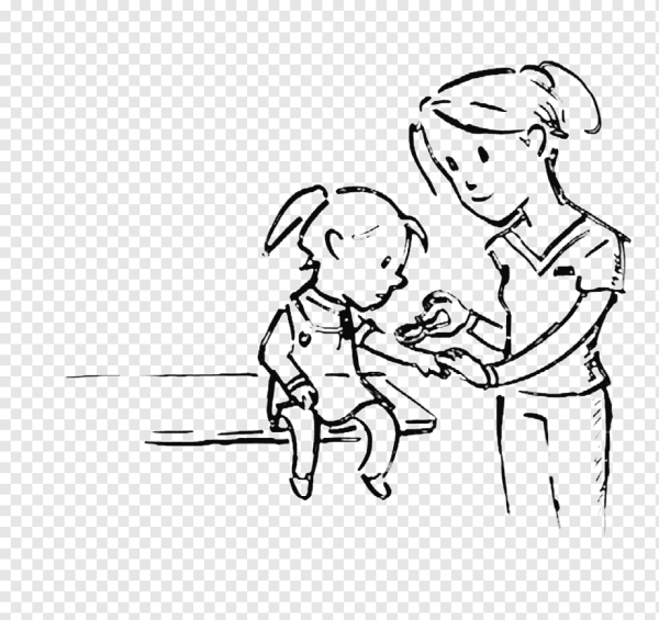 Вакцинация раскраска