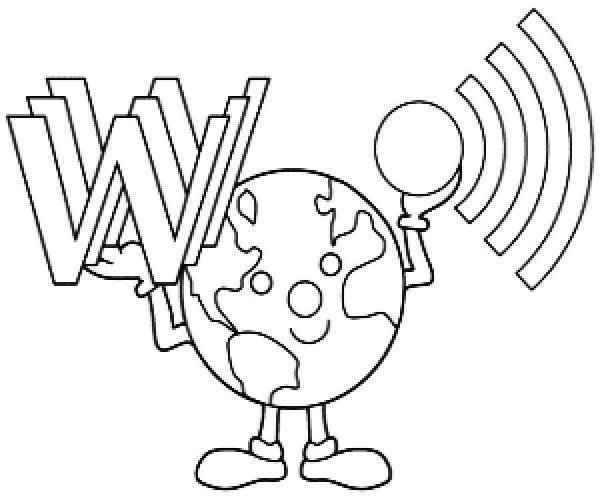 Безопасность в интернете раскраска