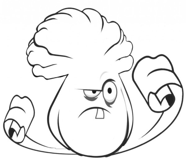 Раскраски растения против зомби 2 растения