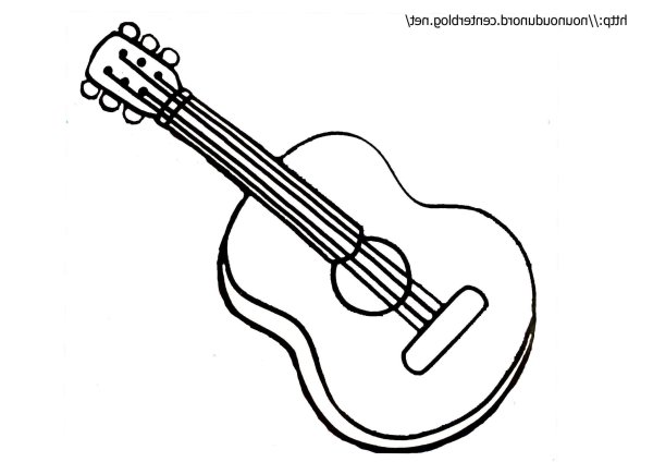 Раскрась музыкальные инструменты