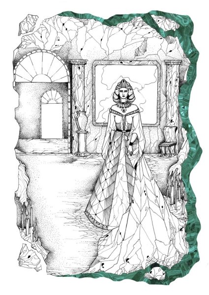 Бажов хозяйка медной горы раскраска