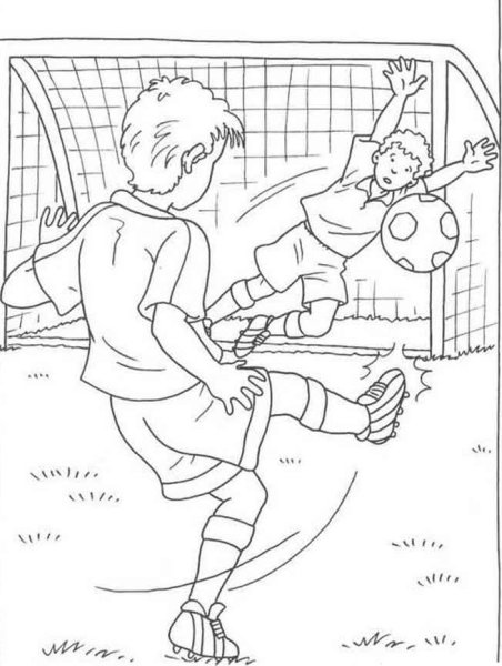 Раскраска футбол