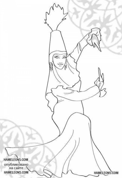 Рисунки на Наурыз карандашом