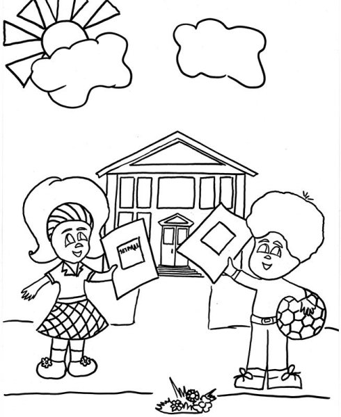 Раскраска Мои права