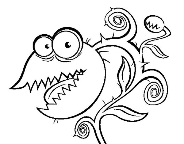 Plants vs Zombies раскраска