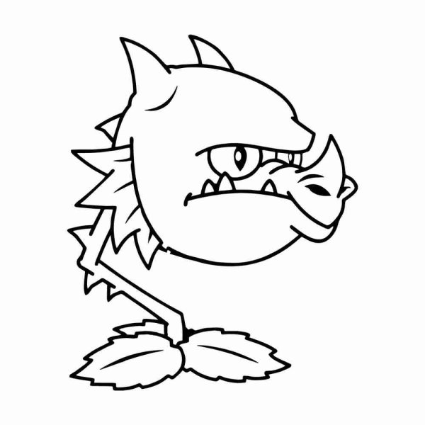 Plants vs Zombies растения раскраски