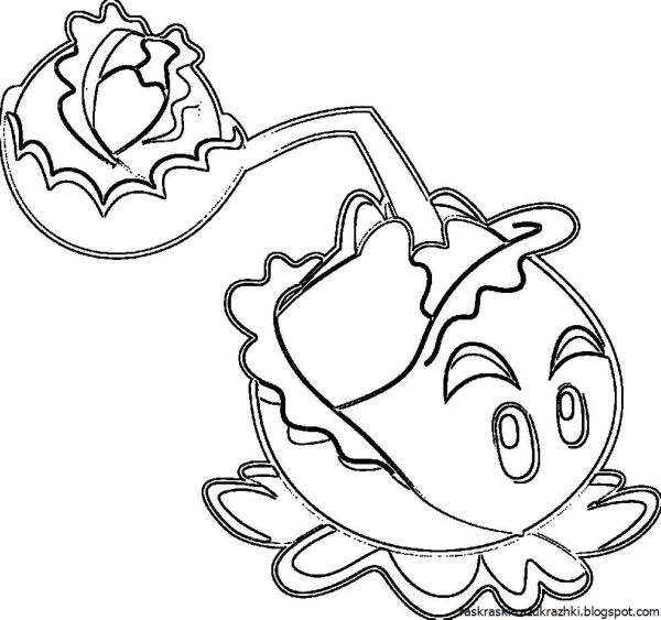 Раскраска Plants vs Zombies 2