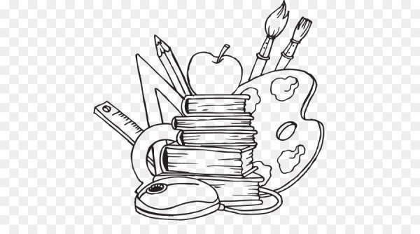 Школьная тематика карандашом