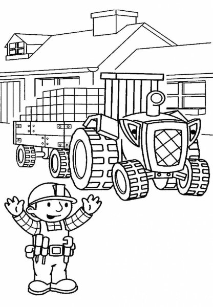 Bob the Builder раскраска