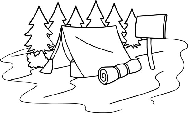 Раскраска поход