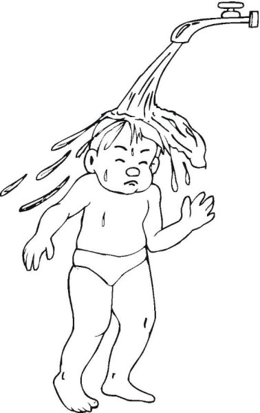 Рисунок на тему закаливание