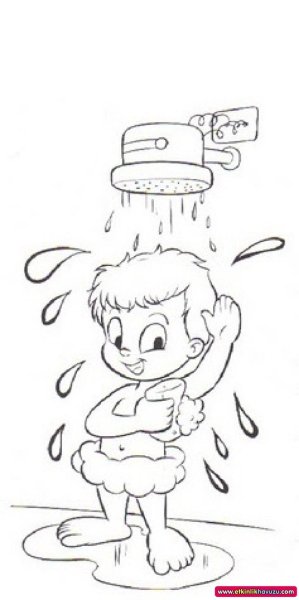 Том душе раскраска