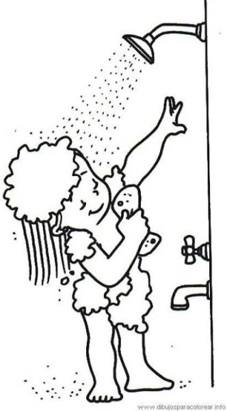 Раскраска закаливание для детей