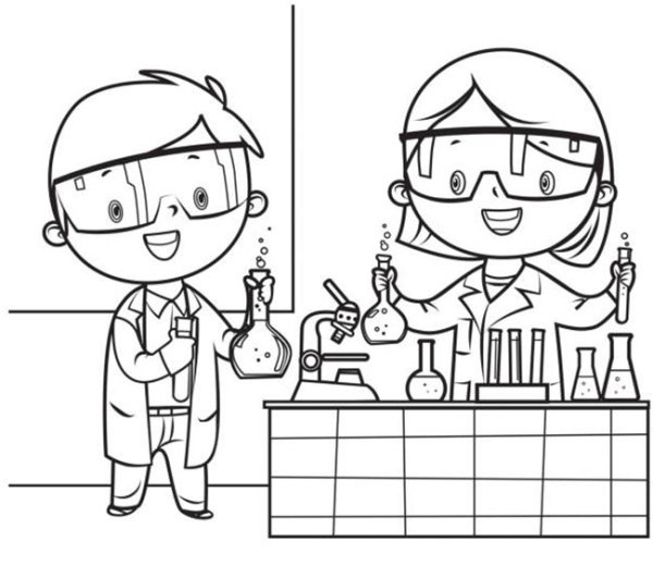 Раскраска опыты и эксперименты