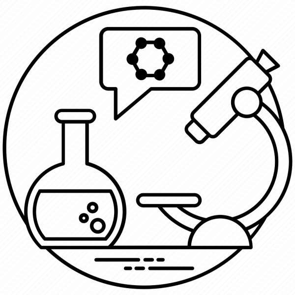 Химическая лаборатория раскраска