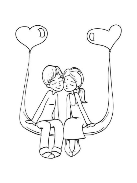 Рисунки влюбленных