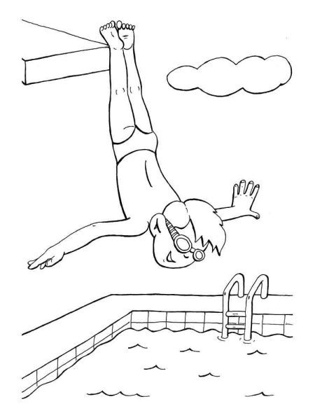 Спорт. Раскраска