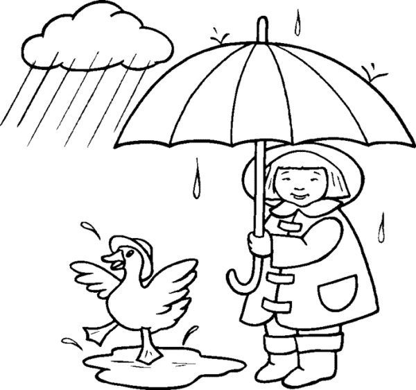 Раскраска погода для детей