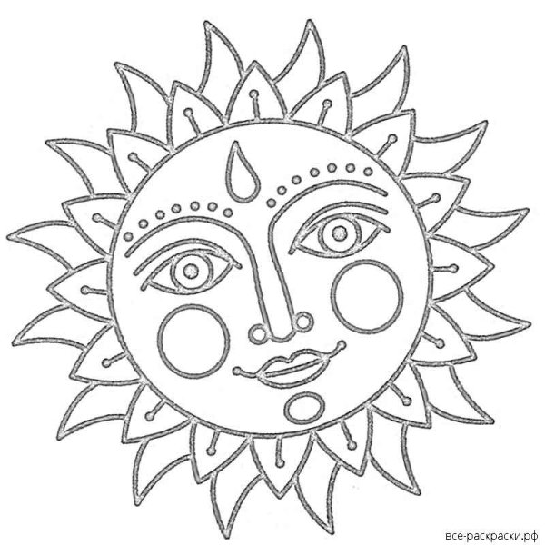 Масленица раскраска