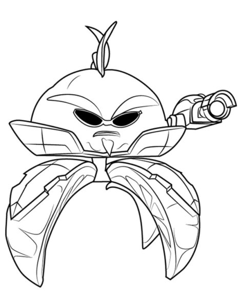 Растение против зомби раскраска Гарден варфаер 2