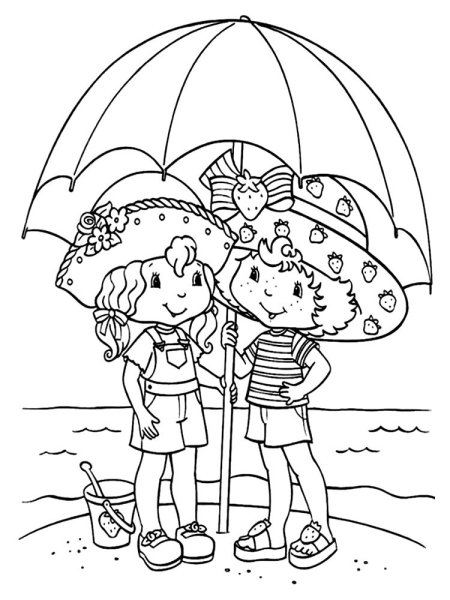 Раскраска. Лето