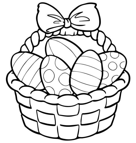 Раскраски пасхальные для детей