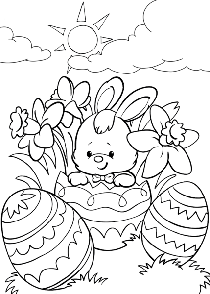 Раскраска Пасха