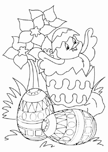 Раскраска Пасха