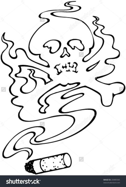 Раскраски против курения